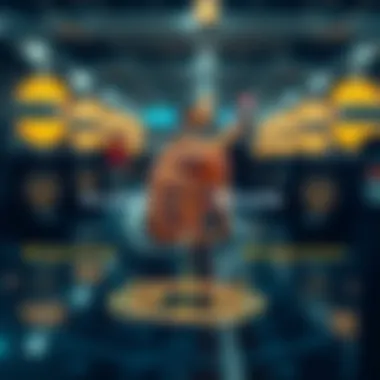 Illustration of advanced security features on Binance US, highlighting encryption and two-factor authentication.