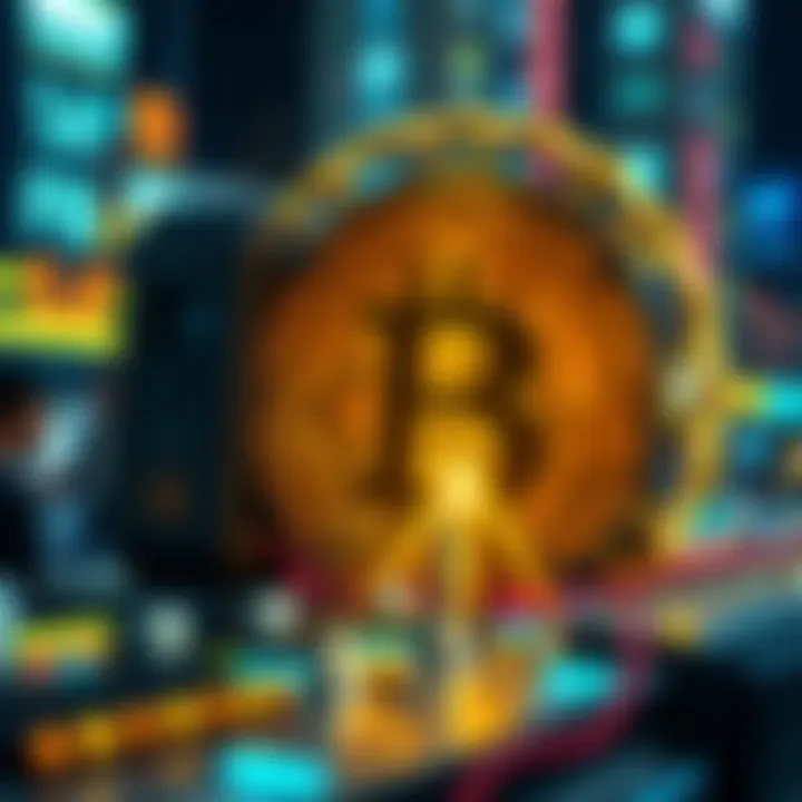 A visual representation of blockchain technology