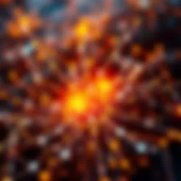 An intricate network of blockchain technology symbolizing cryptocurrency markets
