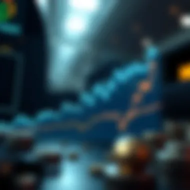 Graph illustrating cryptocurrency market trends post-2021 Coinbase listing