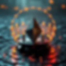 Visual representation of Ethereum blockchain architecture