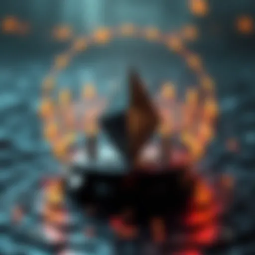 Visual representation of Ethereum blockchain architecture