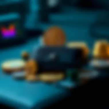 Illustration depicting various types of cryptocurrency wallets