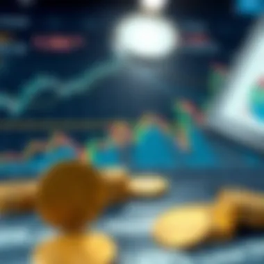 Market analysis chart for cryptocurrencies