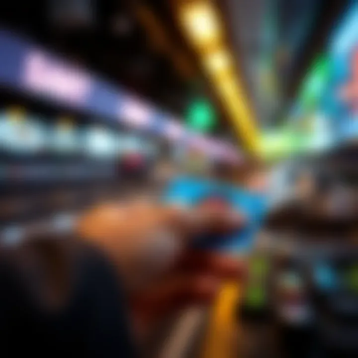 Illustration of secure transactions through crypto debit cards