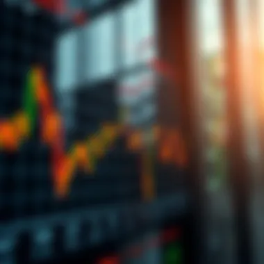 Graph showcasing volatility in cryptocurrency markets