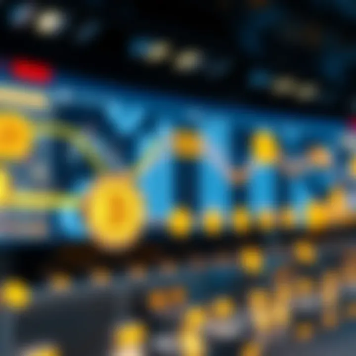 Illustration of cryptocurrency transaction flow