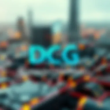 An infographic showcasing the strategic contributions of DCG to blockchain innovation