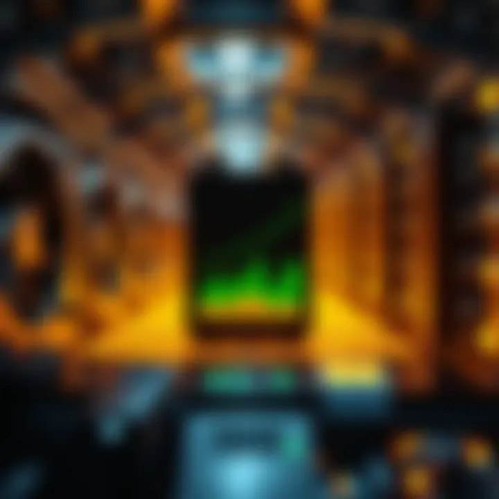 A visualization of energy consumption metrics associated with different cooling methods in mining operations.