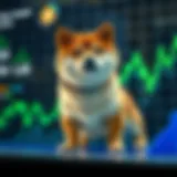 Graph depicting Shiba Inu price trends