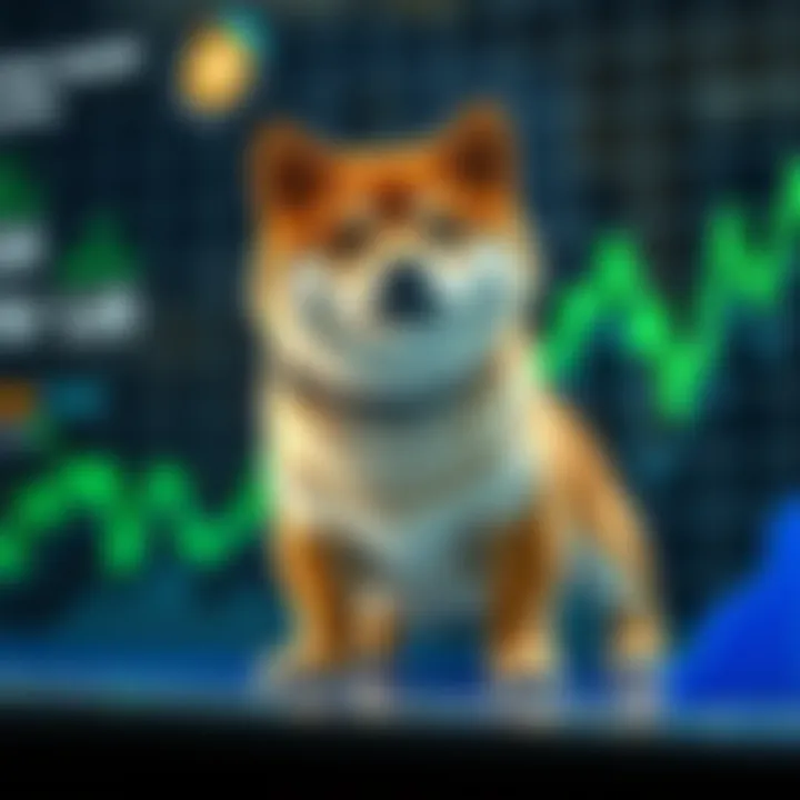 Graph depicting Shiba Inu price trends