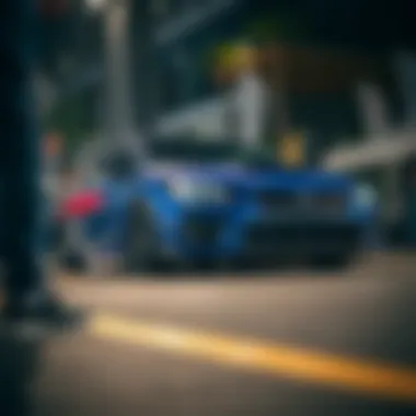 Subaru WRX at a cultural event or meet