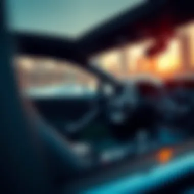 Interior of a Subaru WRX showcasing technology