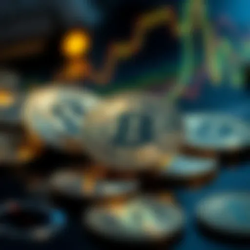 An abstract representation of digital currency