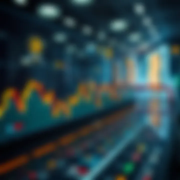 A visual depiction of market volatility in cryptocurrency