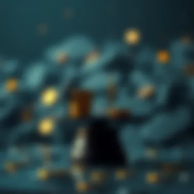 A conceptual illustration of risk and reward in investments