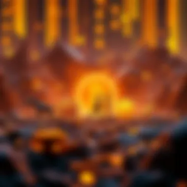 An artistic depiction of the evolution of NFTs within the cryptocurrency landscape.