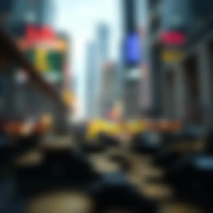 Cryptocurrency Market Trends Visual representation of cryptocurrency market trends