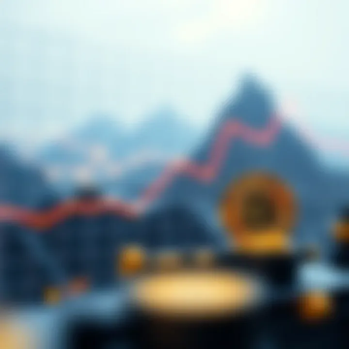 Visual representation of cryptocurrency growth