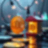 Visual representation of cryptocurrency interactions with NFTs