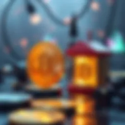 Visual representation of cryptocurrency interactions with NFTs