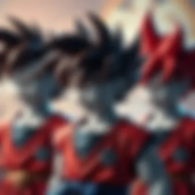 Iconic Dragon Ball Characters as NFTs A digital representation of iconic Dragon Ball characters in NFT form