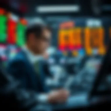 Investor analyzing ETF options