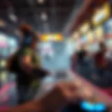 Dynamic gameplay in an NFT game showcasing character upgrades