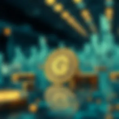 Conceptual image of digital economy with Gala