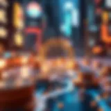 Abstract representation of the global token economy