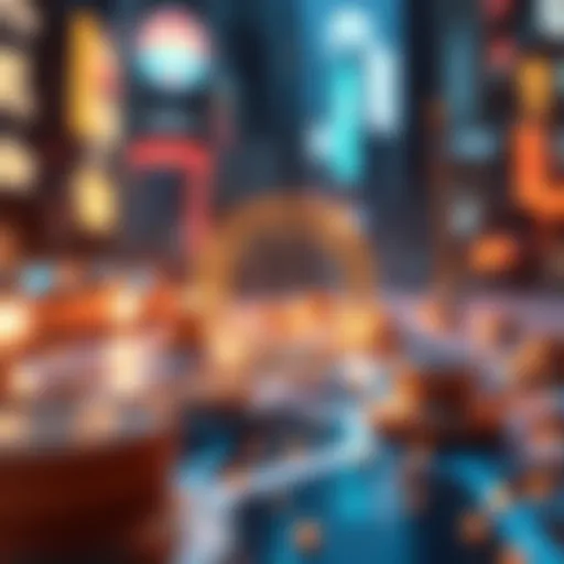 Abstract representation of the global token economy