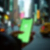 Visual representation of cryptocurrency transactions