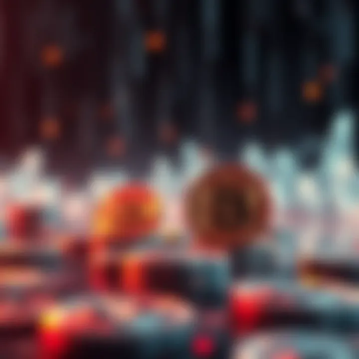 Cryptocurrency Swaps in a Digital Landscape An abstract representation of cryptocurrency swaps in a digital landscape