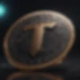 Tesla's cryptocurrency logo