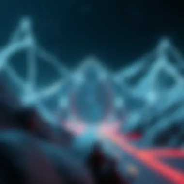 A visual representation of the Avalanche Network architecture showcasing its unique technology