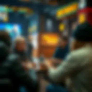 Gameplay screenshot highlighting community interaction