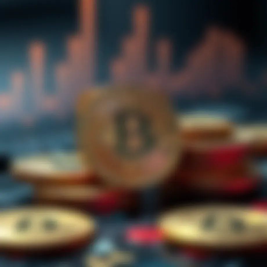 A visual representation of digital currency concepts.