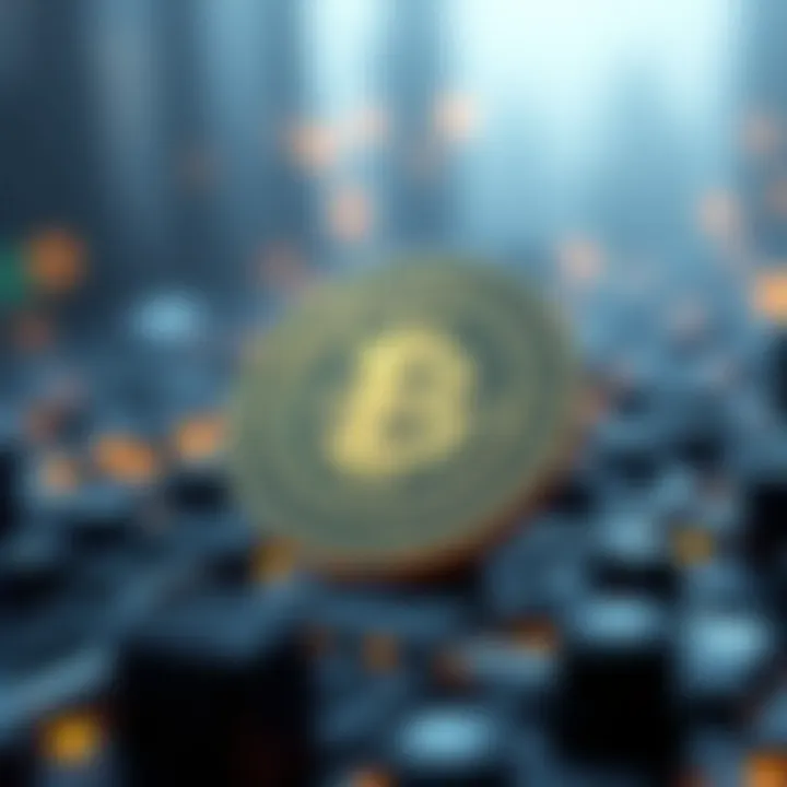 Blockchain technology concept