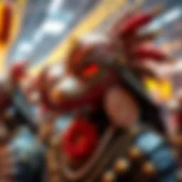 A vibrant digital artwork showcasing unique NFT designs