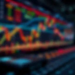 Conceptual illustration of options trading dynamics