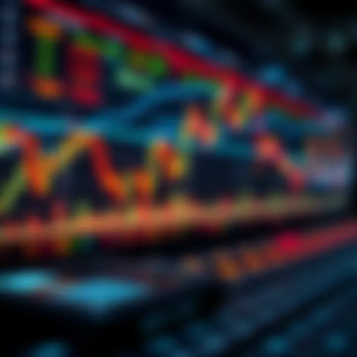 Conceptual illustration of options trading dynamics