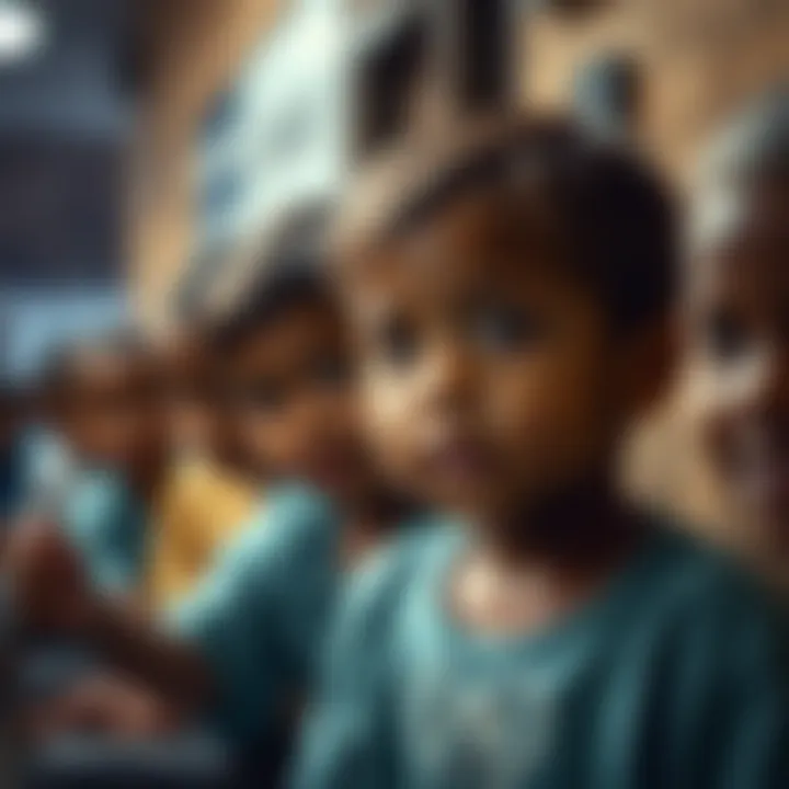 Impact on Children's Welfare Children benefiting from UNICEF initiatives