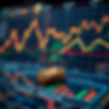 Visual representation of various types of cryptocurrency charts