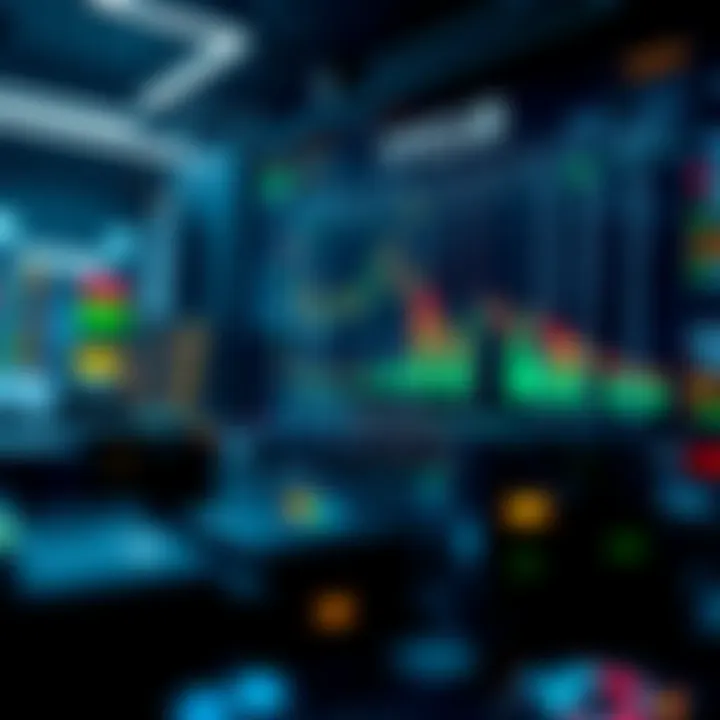 Visual representation of cryptocurrency trading strategy