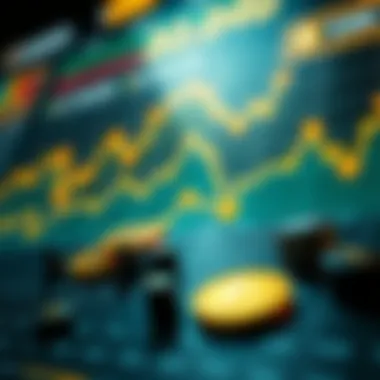 Chart showing investment opportunities in cryptocurrency