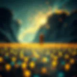 An abstract representation of decentralization in a digital landscape