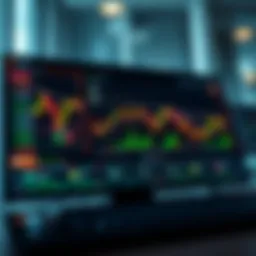 A digital dashboard of cryptocurrency trading platforms