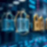 Secure locks symbolizing cryptocurrency exchange safety