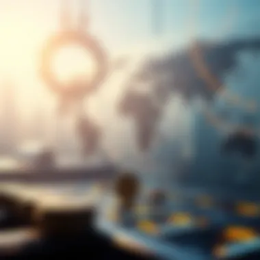 Conceptual image of future financial operations