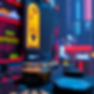 Conceptual image of investment opportunities in gaming cryptocurrency